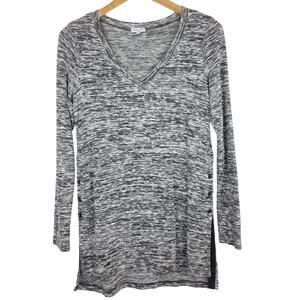 Black & White V Neck Sweater Splendid Small Soft